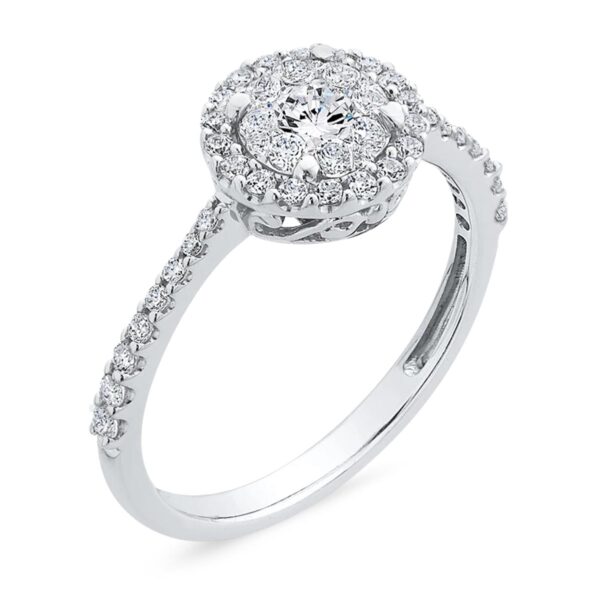 18K Yellow Gold Eucalyptus Diamond Earrings