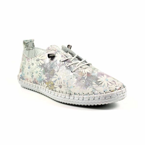 ellington floral leather plimsoll p6456 376021 image