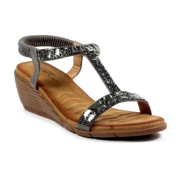 macie pewter wedge sandal p6407 374816 image