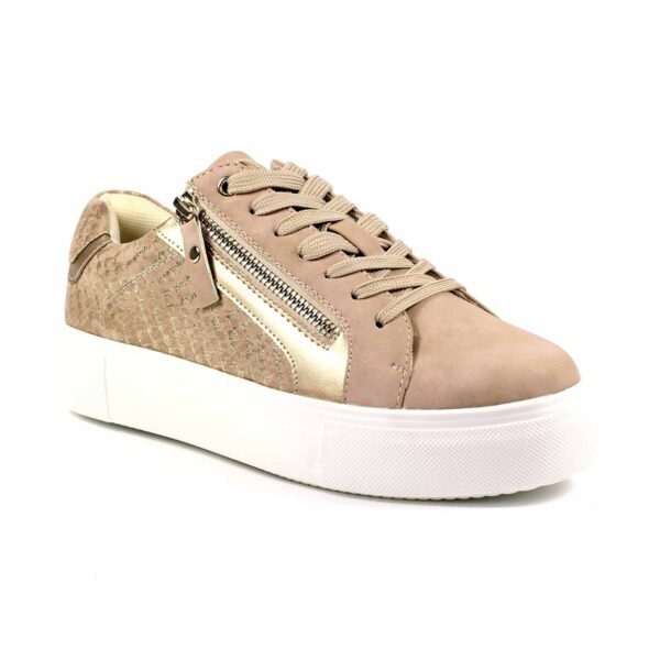 nixie beige trainer p6440 375253 image