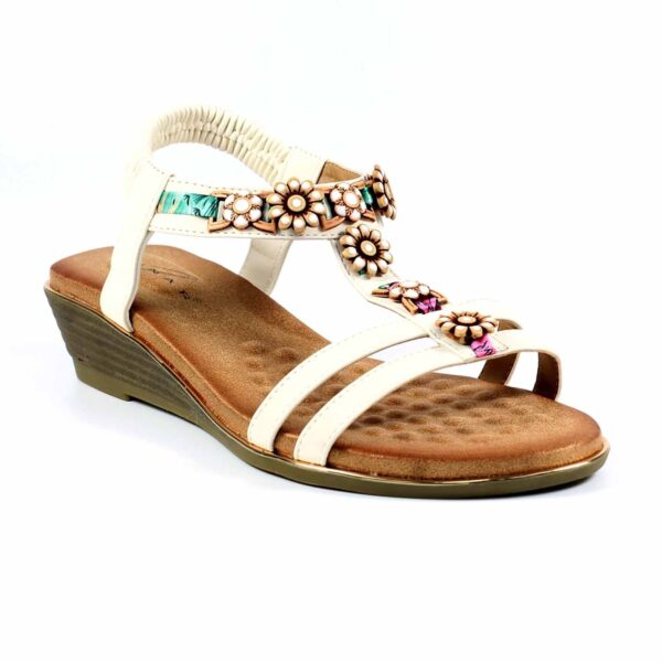 frankie white wedge sandal p6378 375027 image