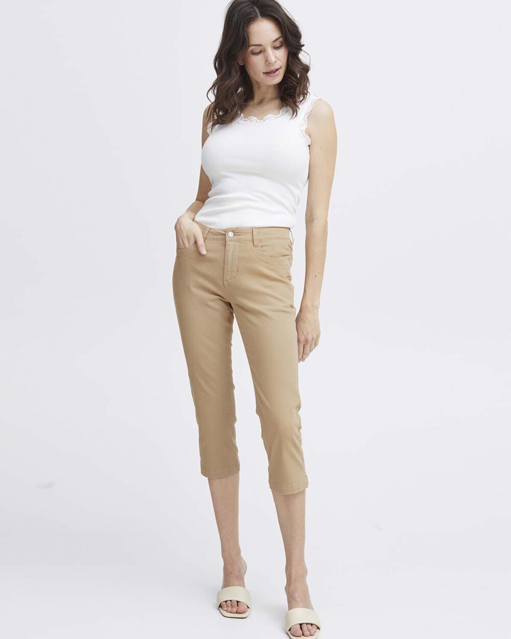 silver mink frfotwill capri pants 1