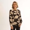 POMODORO Lily Blouse in Black 12459