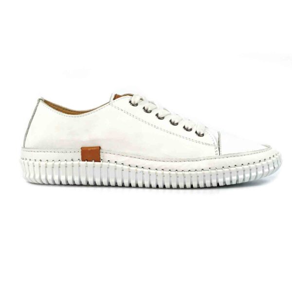 truffle ii white leather plimsoll p7211 413645 image