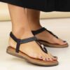 poppy black sandal p7252 415154 image