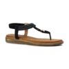 poppy black sandal p7252 415166 image