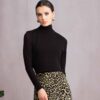A46025 blackpulloverA46225 greenskirt
