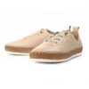 evie cream leather plimsoll p7128 407785 image