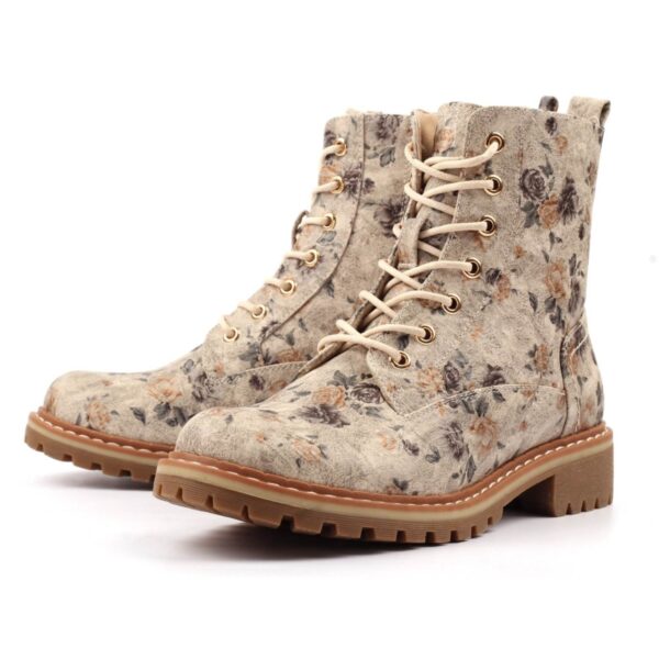 dazzle beige floral ankle boot p7744 443877 image