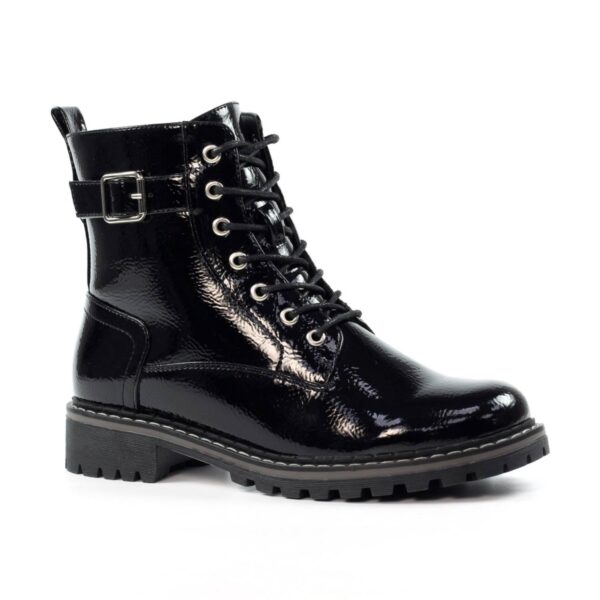 parlour black patent ankle boot p6949 394623 image