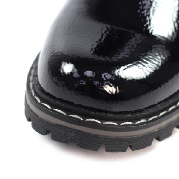 parlour black patent ankle boot p6949 394647 image