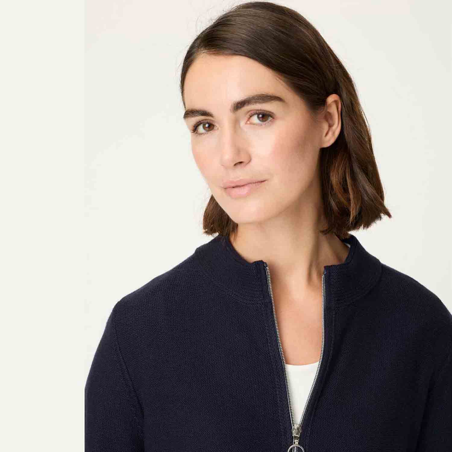 OLSEN CARDIGAN 11000101-NAVY 4 OLSEN CARDIGAN 11000101-NAVY - Image 4