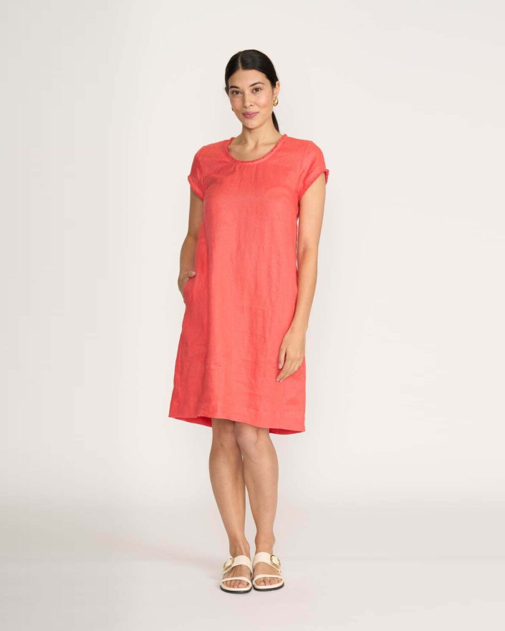 FOIL FO8314 FESTIVAL DRESS-MELON