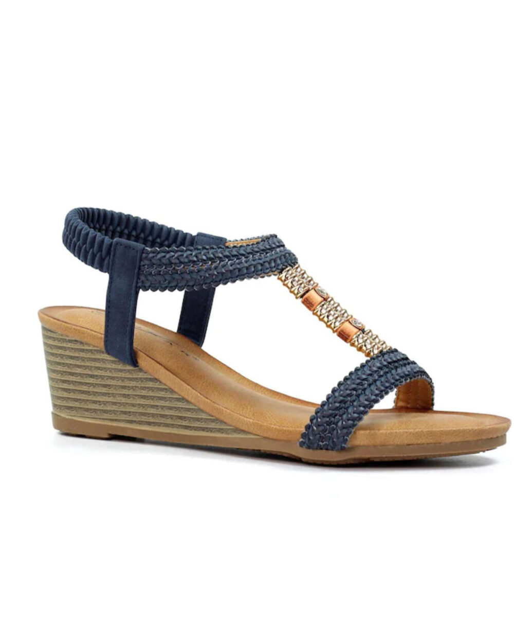 Obsessions 11 LUNAR JLH535 FLORENCE WEDGE-BLUE