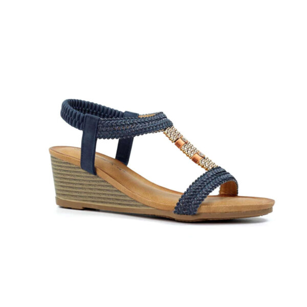 LUNAR JLH535 FLORENCE WEDGE-BLUE
