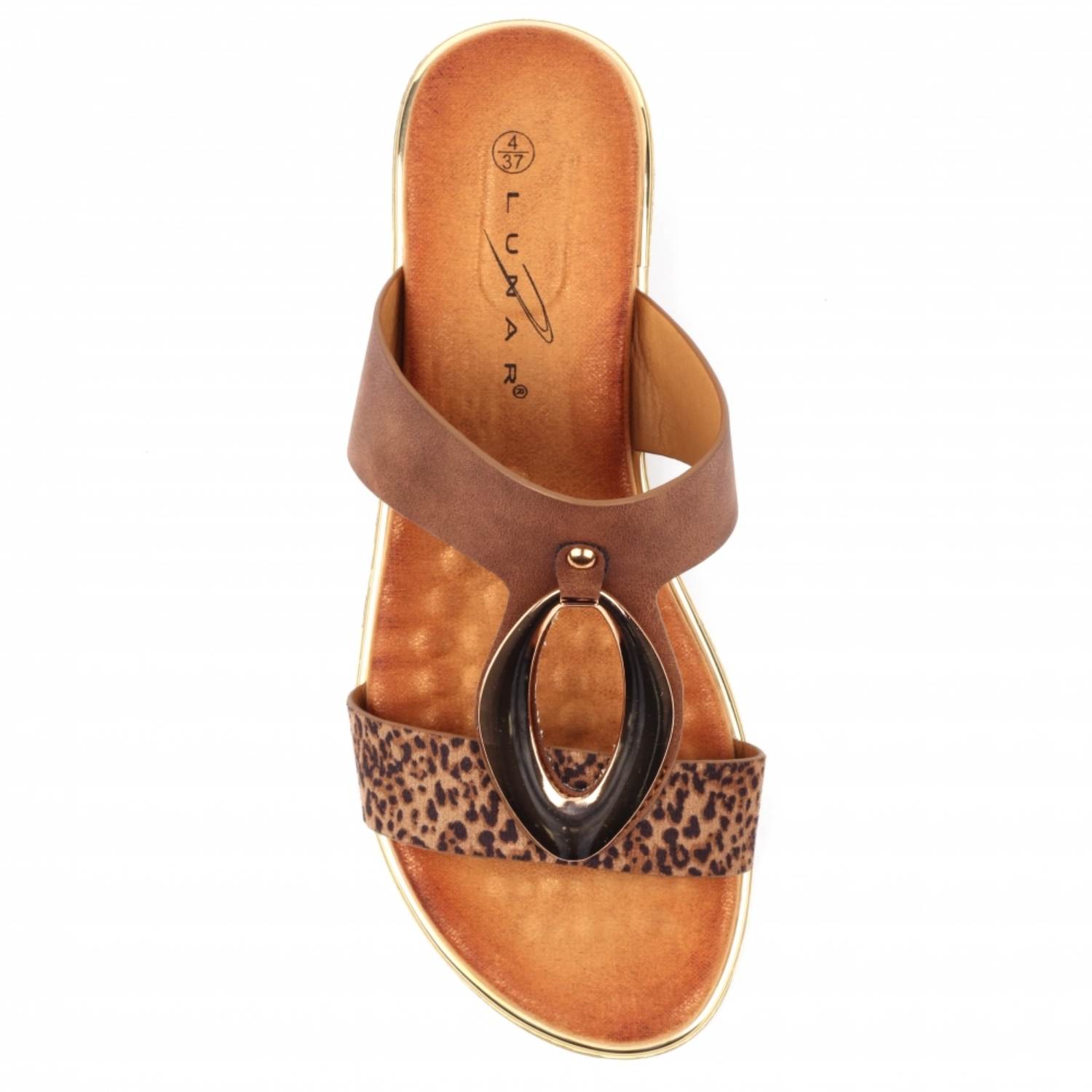 LUNAR JLH523 PARADISE SANDAL-BROWN 5 LUNAR JLH523 PARADISE SANDAL-BROWN - Image 5
