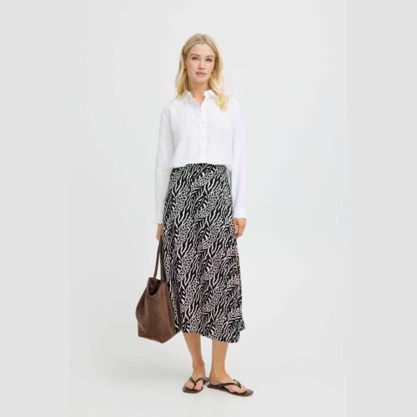 B YOUNG 20818759 MIDI SKIRT-BLUE